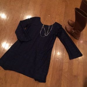 Navy blue boho dress!